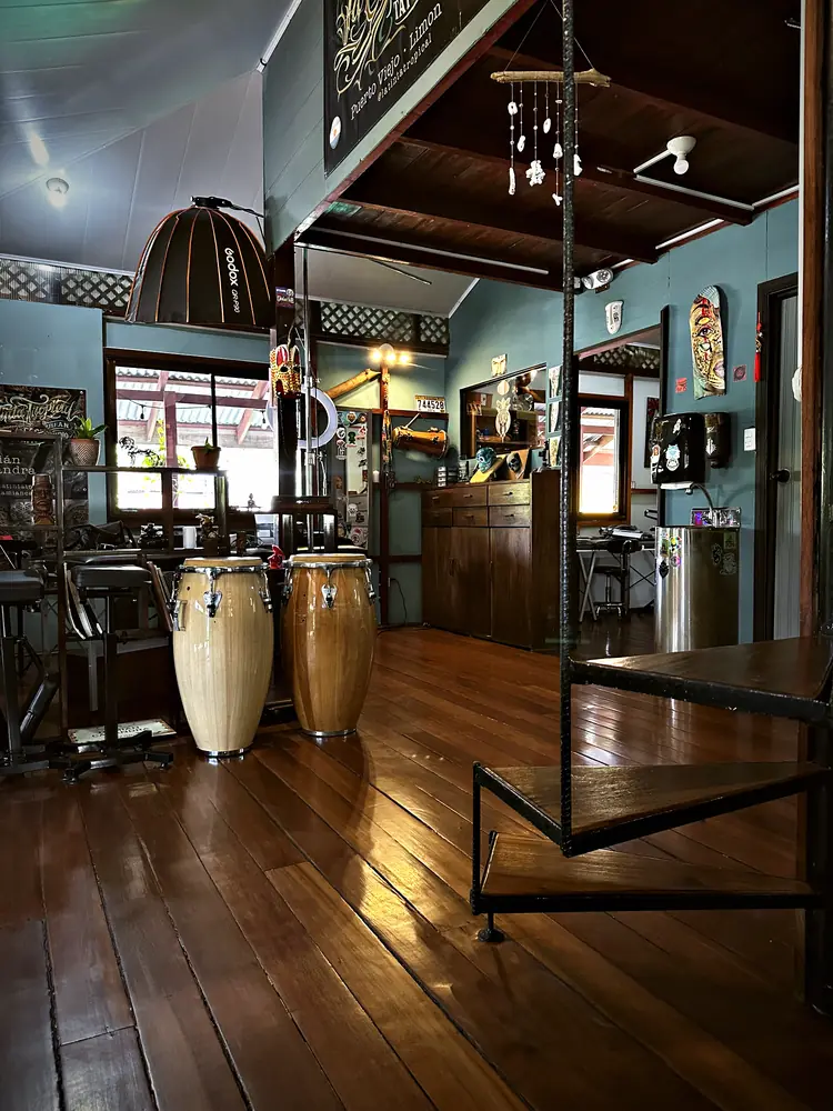 Open, bright studio space